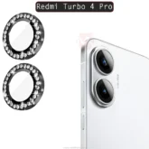 محافظ لنز نگین دار شیائومی Diamond Glitter Camera Lens Protector | Redmi Turbo 4 Pro