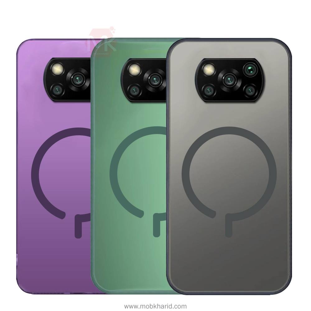 قاب محافظ شیائومی Laser Magsafe Gradient Case | Poco X3 Pro | NFC