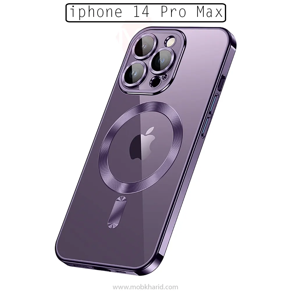 قاب محافظ Electroplated Clear MagSafe Cover | iphone 14 Pro Max