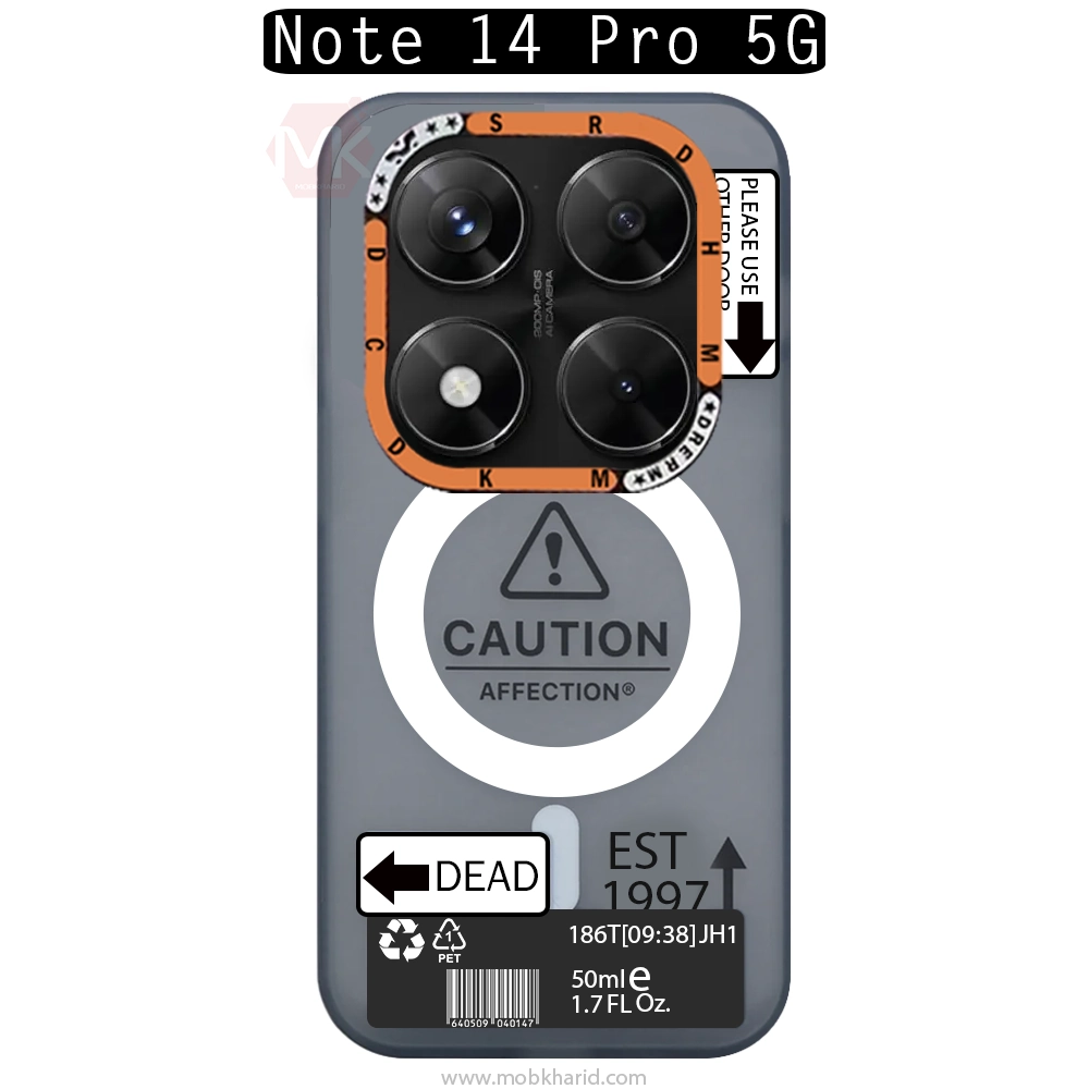 قاب محافظ Caution Affection Dead Case | Xiaomi Redmi Note 14 Pro 5G