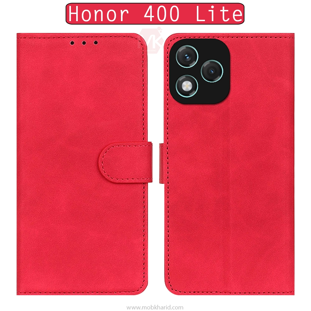 کیف محافظ Folio Magnetic Flip Leather Cover | Honor 400 Lite