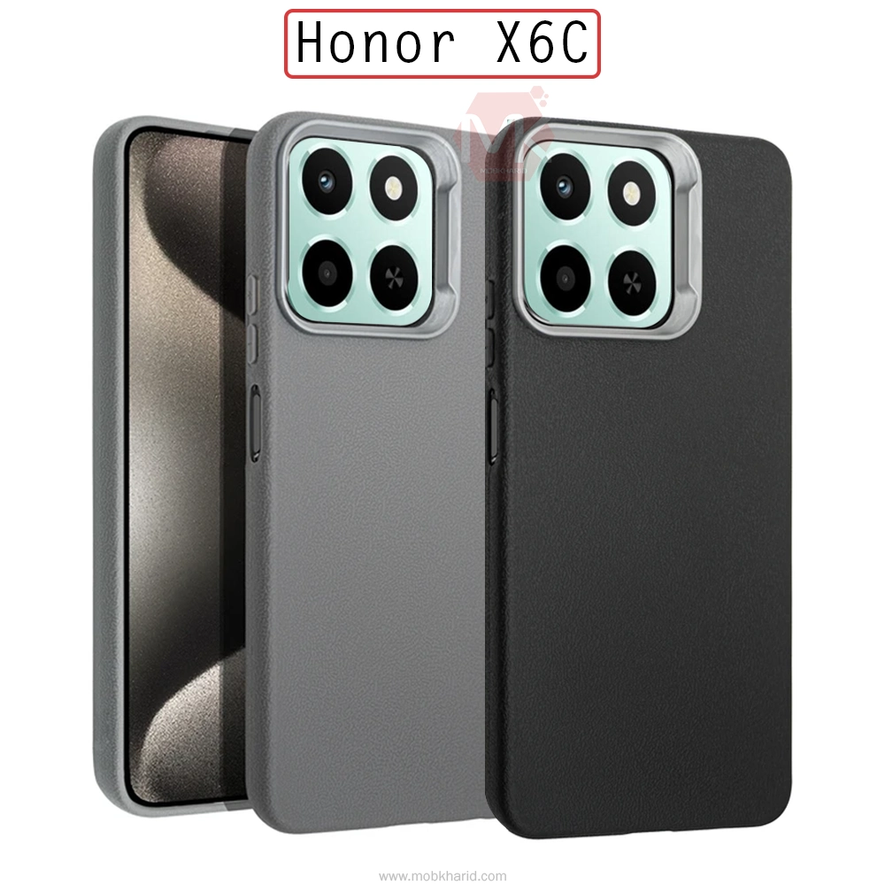 قاب محافظ آنر SPIGEN Leather Texture Back Case | Honor X6C