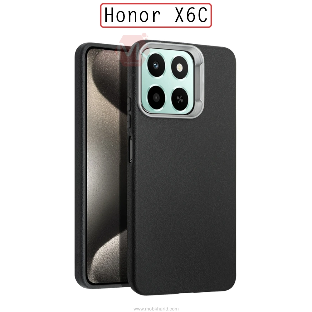 قاب محافظ آنر SPIGEN Leather Texture Back Case | Honor X6C