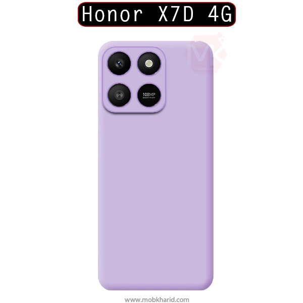 قاب محافظ آنر Liquid Silicone Hard Cover | Honor X7D 4G