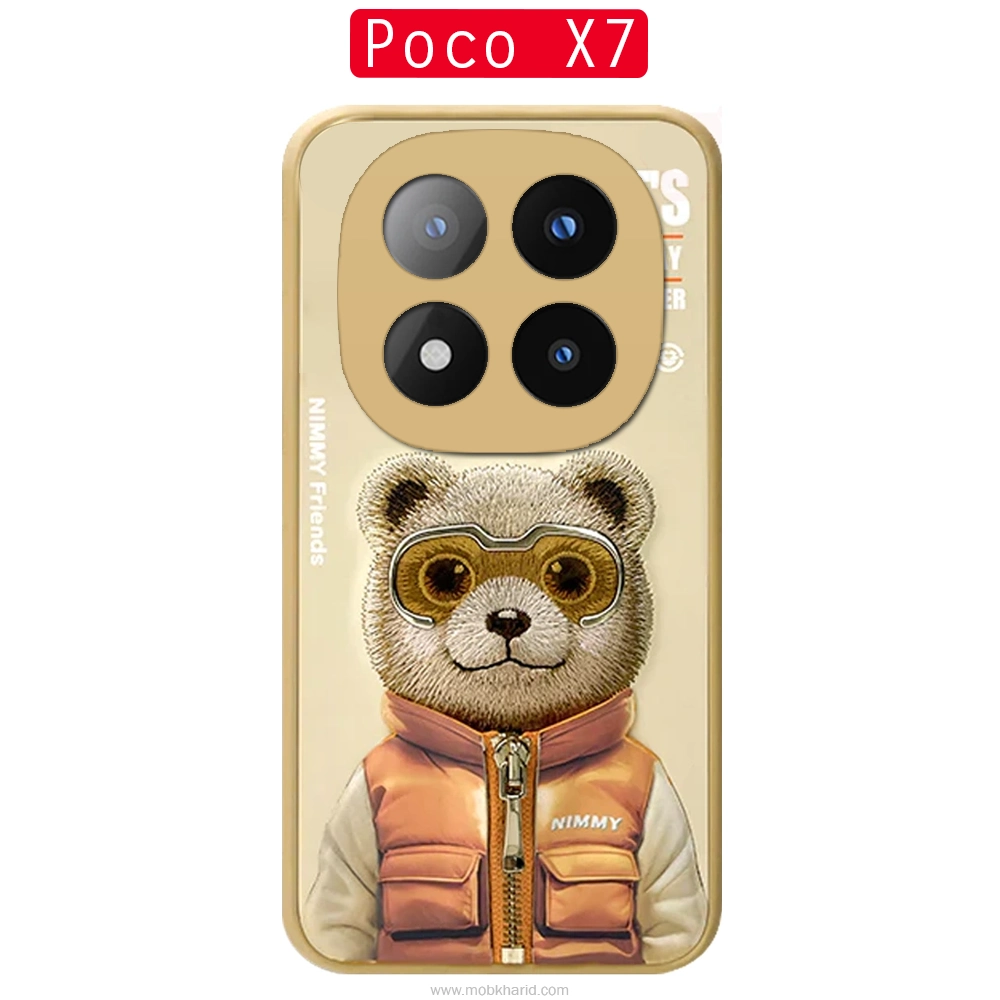 قاب محافظ شیائومی Nimmy Panda Friends Let’s Go Play Case | Poco X7