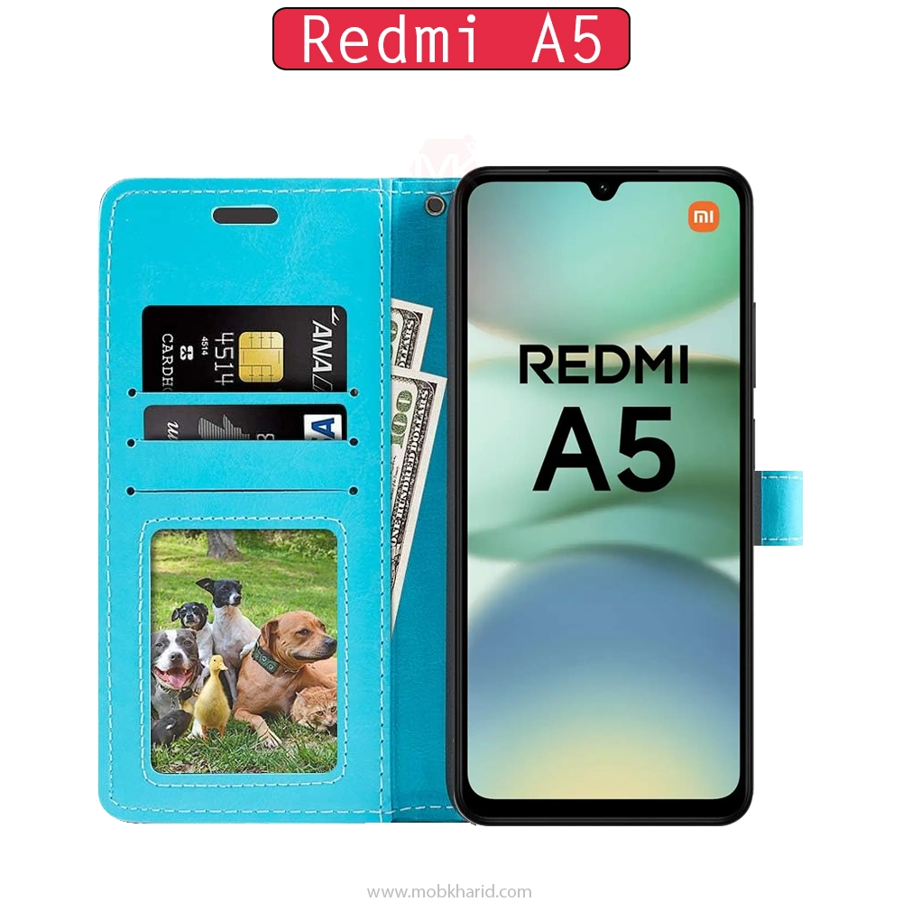 کیف محافظ شیائومی Folio Magnetic Flip Cover | Redmi A5 4G