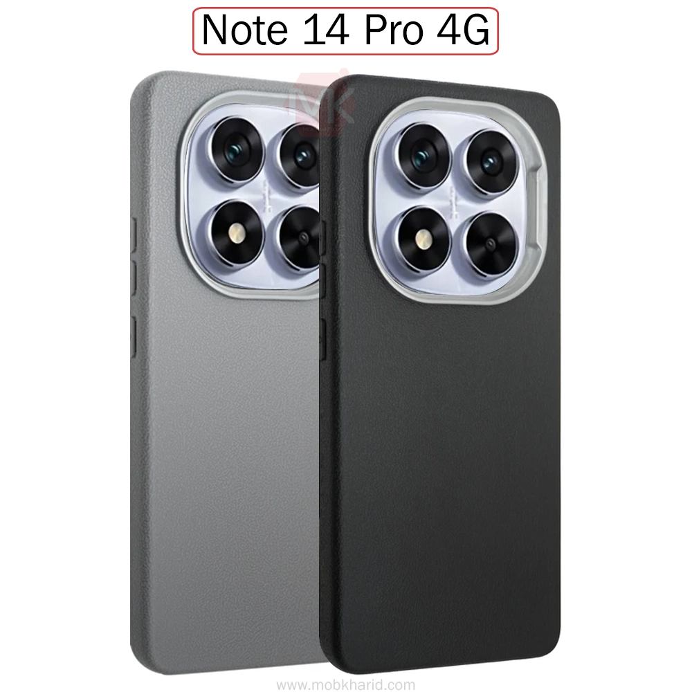 قاب محافظ شیائومی SPIGEN Leather Texture Back Case | Redmi Note 14 Pro 4G