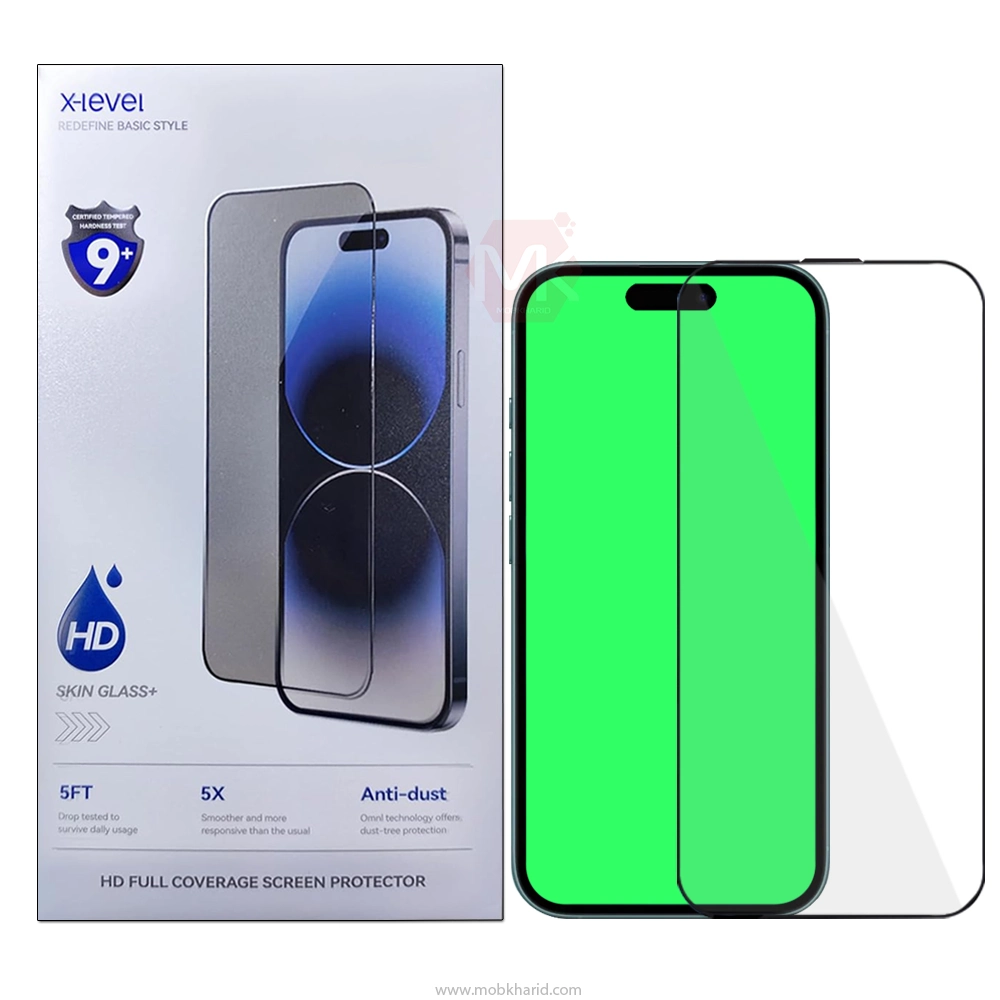 محافظ صفحه آیفون 2.5D X-Level Original Glass | iphone 17 Pro